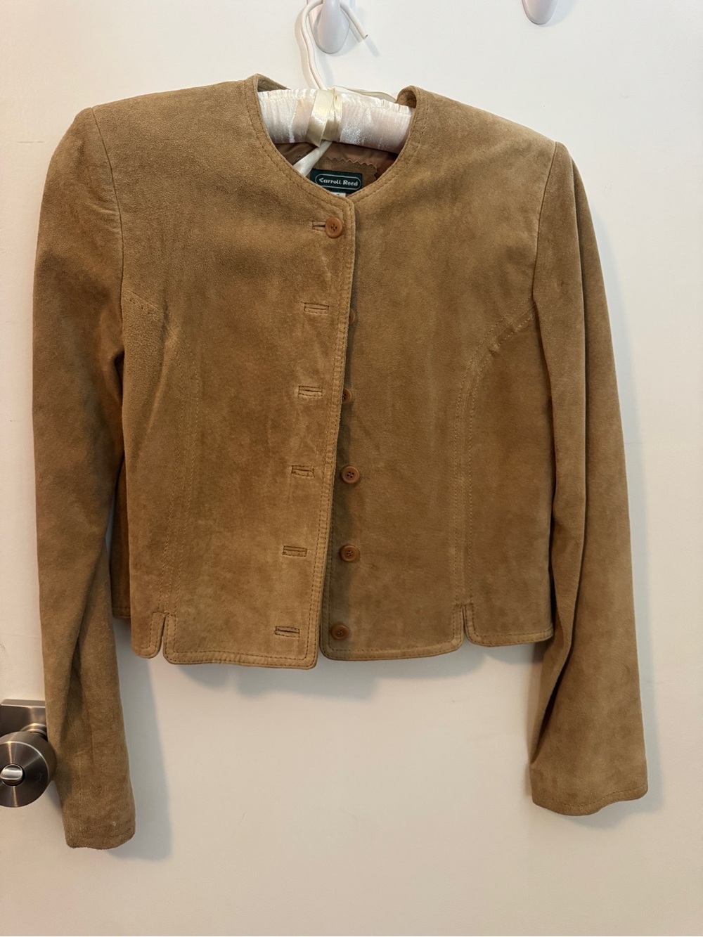 Carroll Reed Women's Suede Button-Front Jacket - Tan